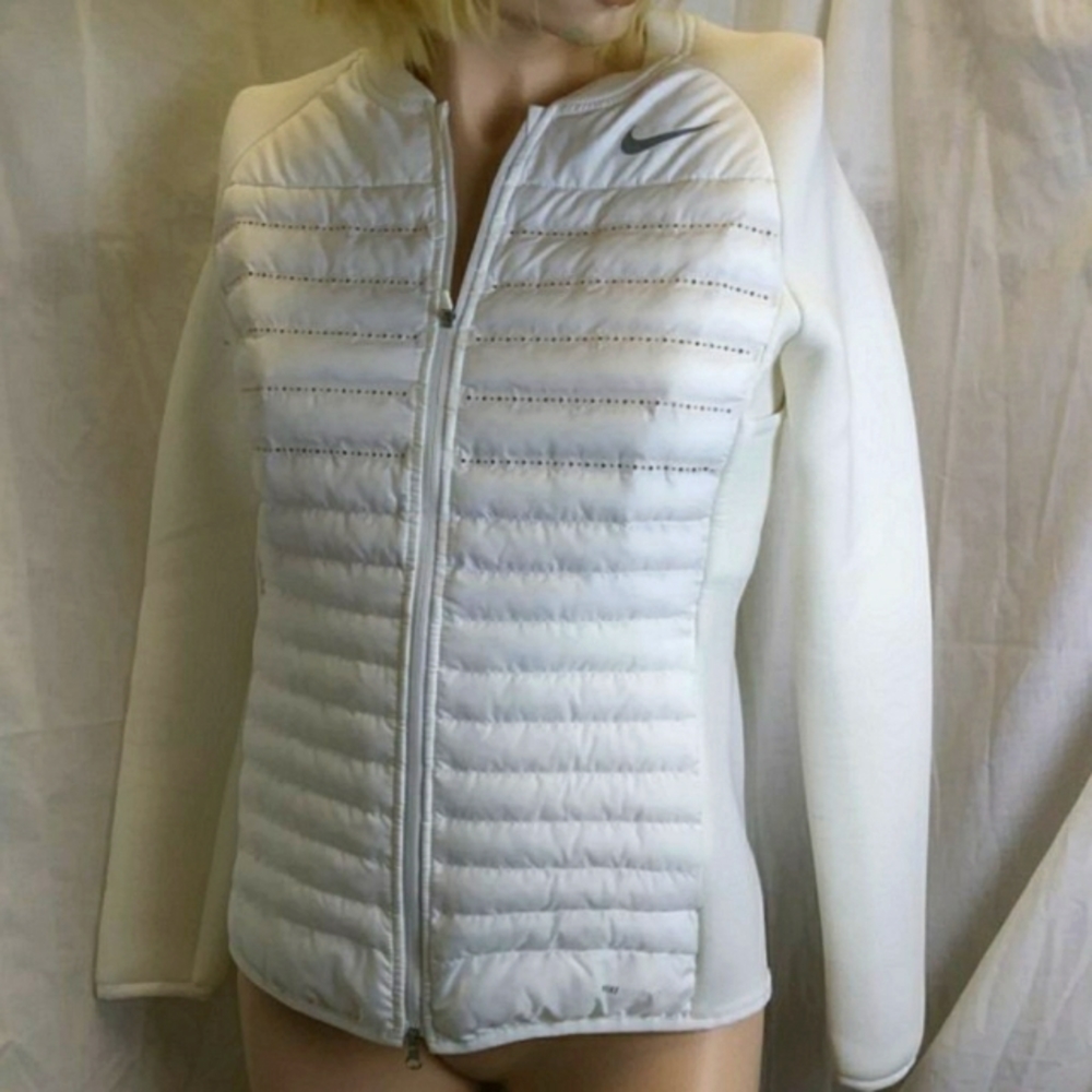 White Nike Golf Jacket